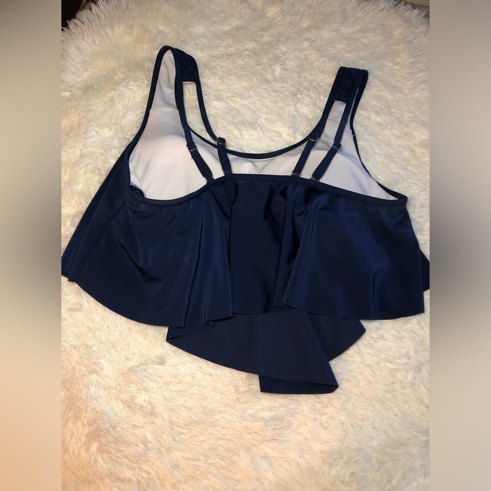 Vibrant Navy Blue Bikini with Adjustable Straps and Quick-Dry Fabric XXL - Picture 10 of 12